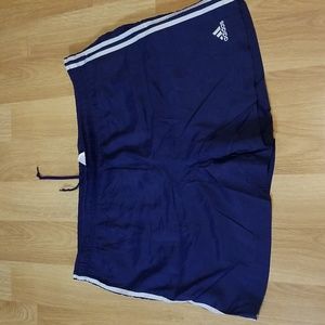 Adidas vintage classic blue and white stripe athletic shorts large GUC